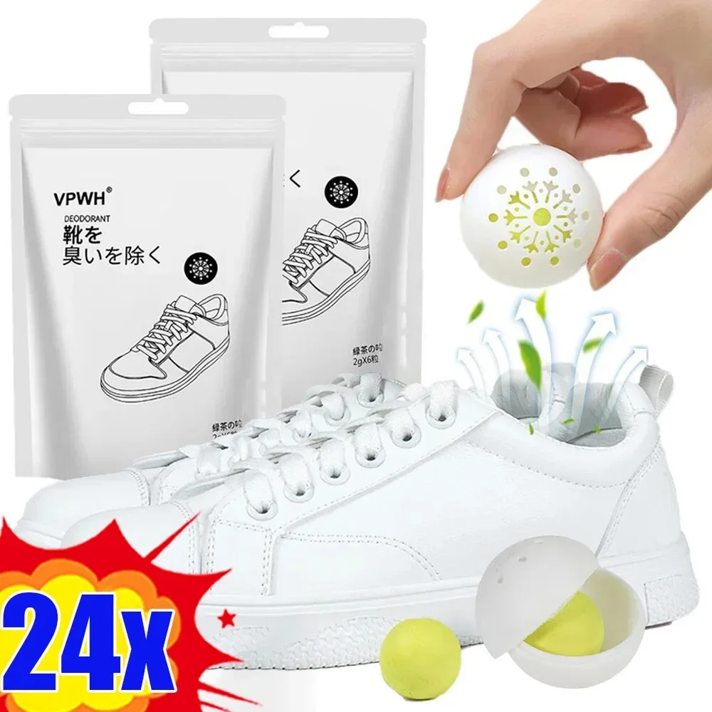24/1 шт., шарики-дезодоранты,  – обзор и цена Shoe Deodorizer Ball