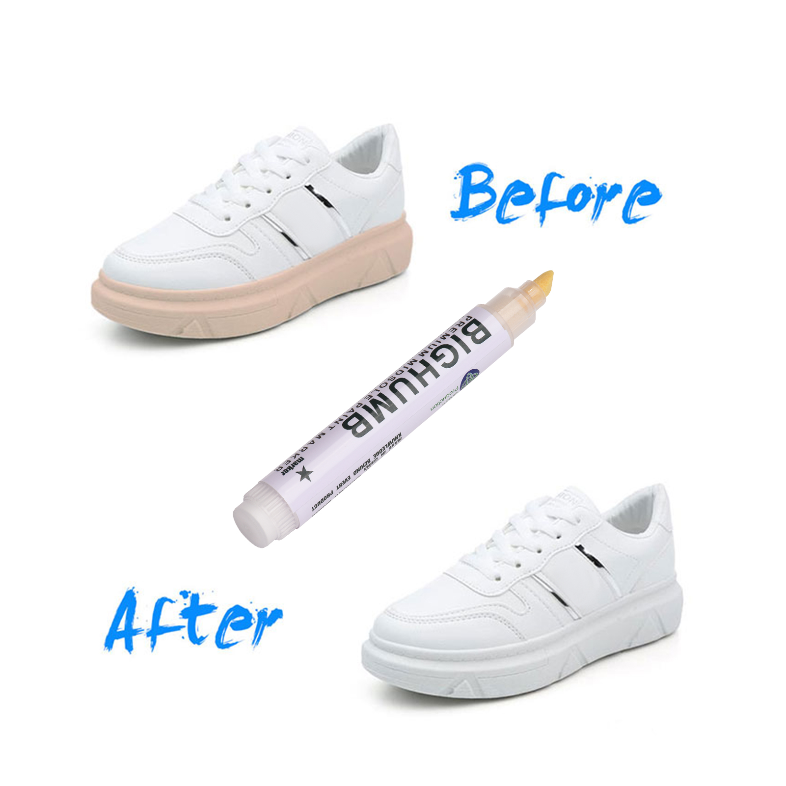 Маркер для подошвы обуви BIGTH – обзор и цена Sneaker Care Cleaning Kit